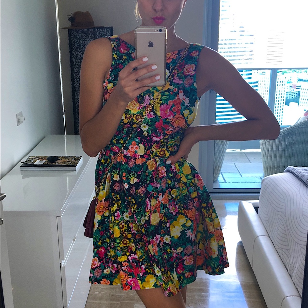 Zara Floral Mini Dress